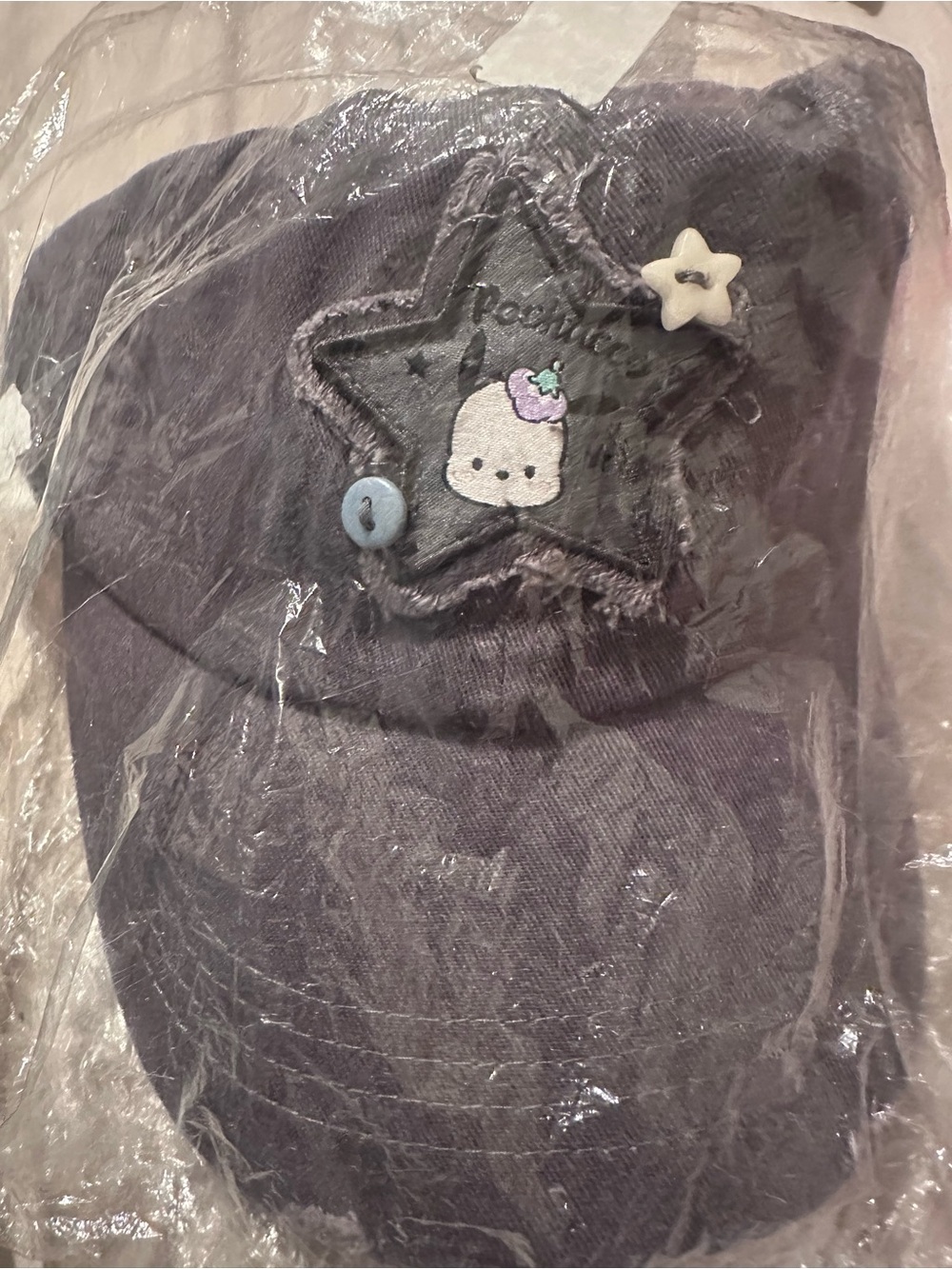 Pochacco Gray Cap - Brand New